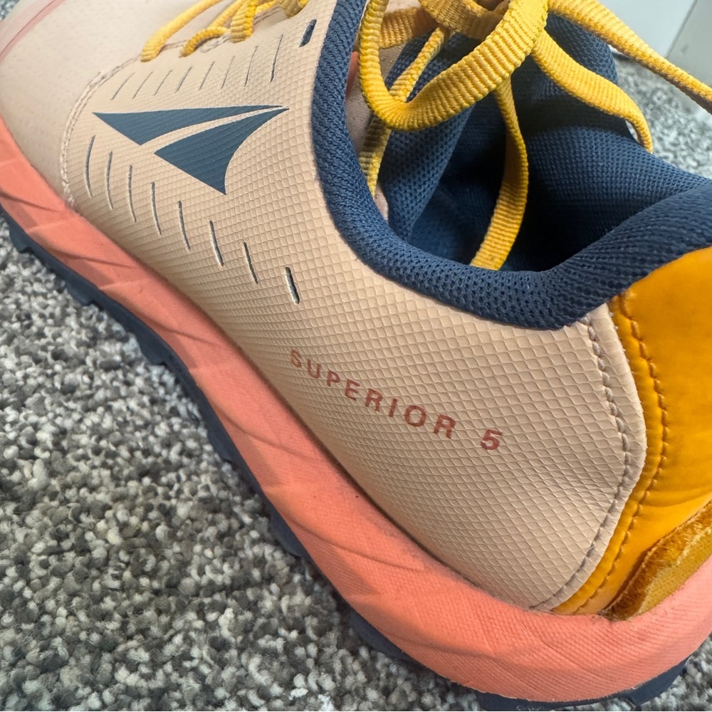 Altra Superior 5 Shoes Womens 8.5 Dusty Pink Track Road Racing Running Trainers - Picture 8 of 10